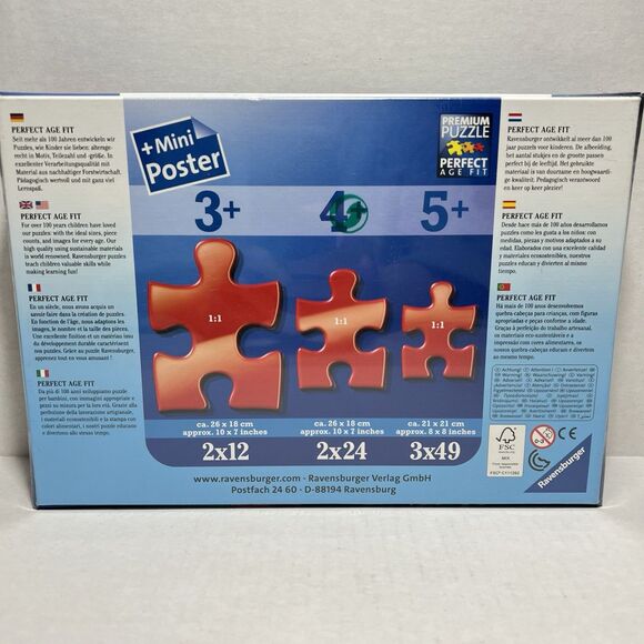 Ravensburger How to Train Your Dragon 3X 49pc Jigsaw Puzzles New Sealed - Picture 4 of 6